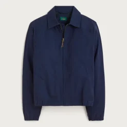 Harrington jacket in cotton twill