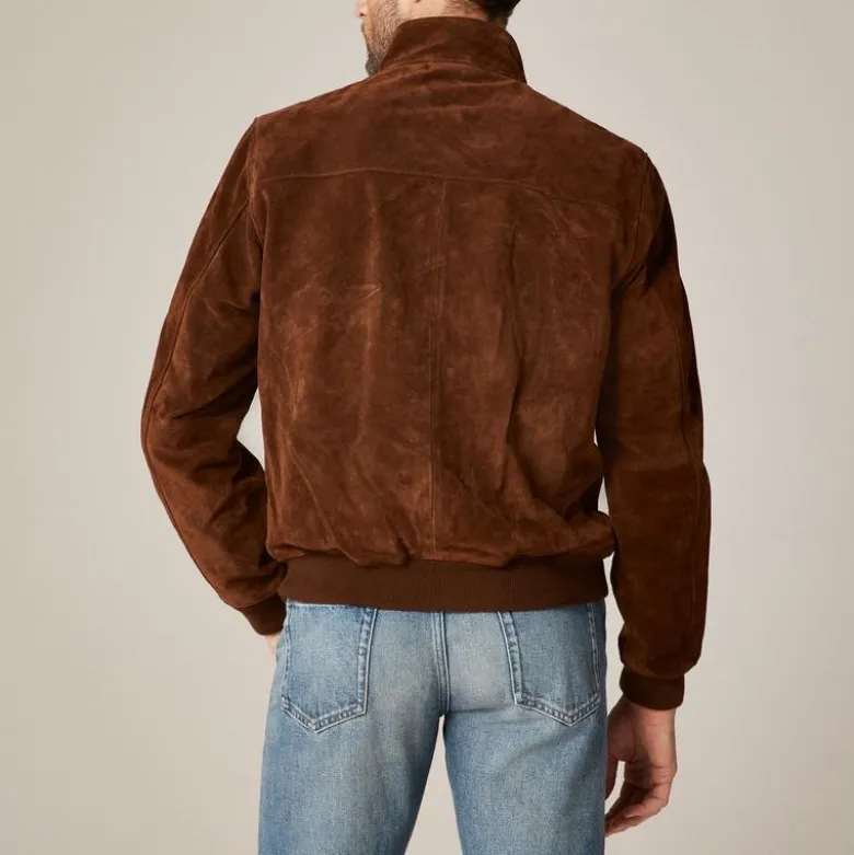 Harrington jacket in Italian suede
