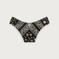 Heritage 1989 high-leg bikini bottom in bandana-print Classic Sculpt™