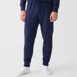 Heritage brushed rib-knit jogger pant