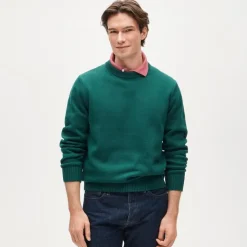 Heritage cotton crewneck sweater