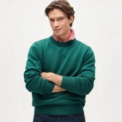 Heritage cotton crewneck sweater