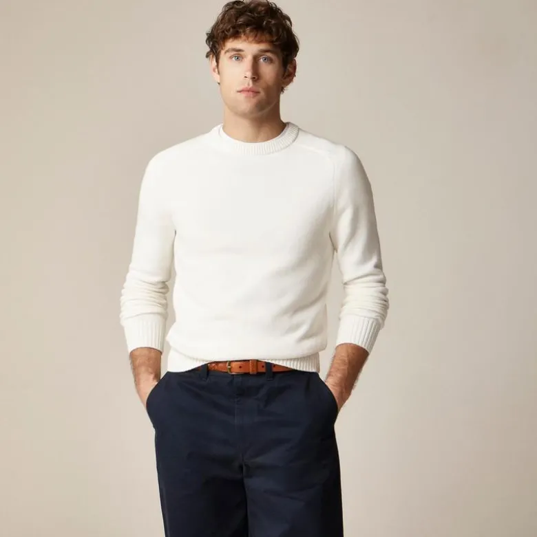 Heritage cotton crewneck sweater