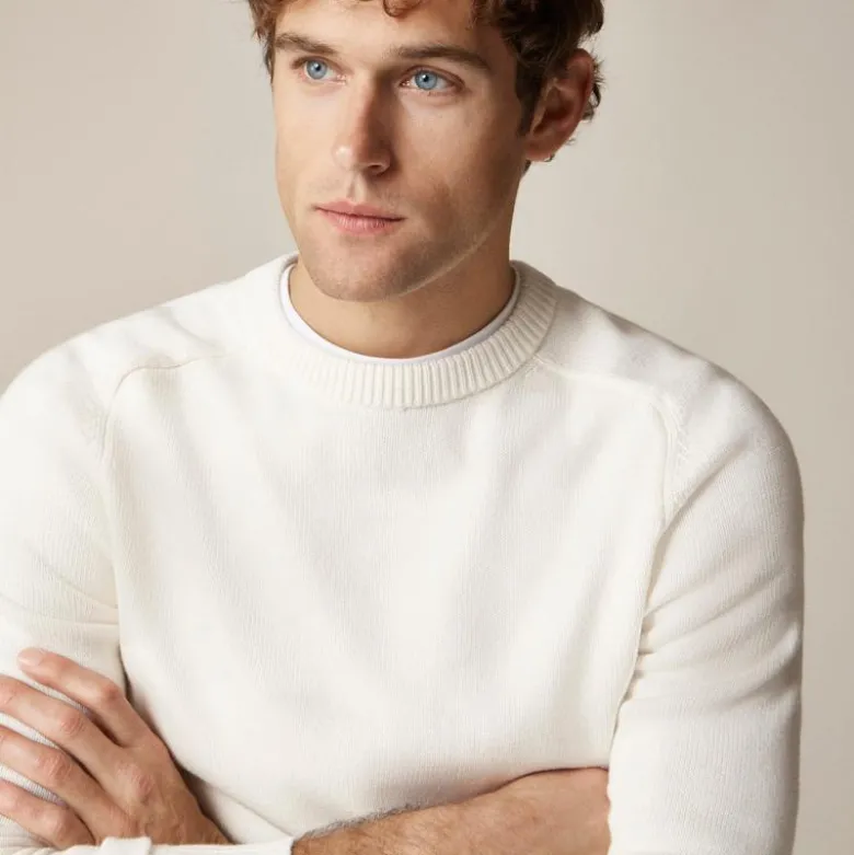 Heritage cotton crewneck sweater