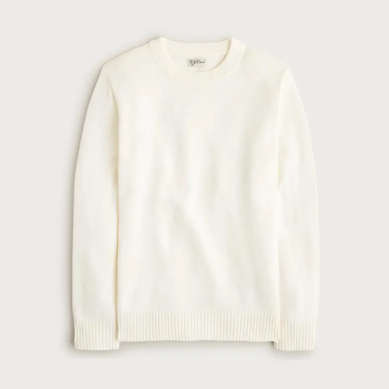 Heritage cotton crewneck sweater
