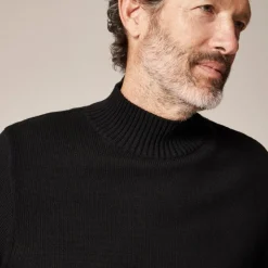 Heritage cotton mockneck sweater
