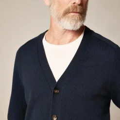 Heritage cotton V-neck cardigan