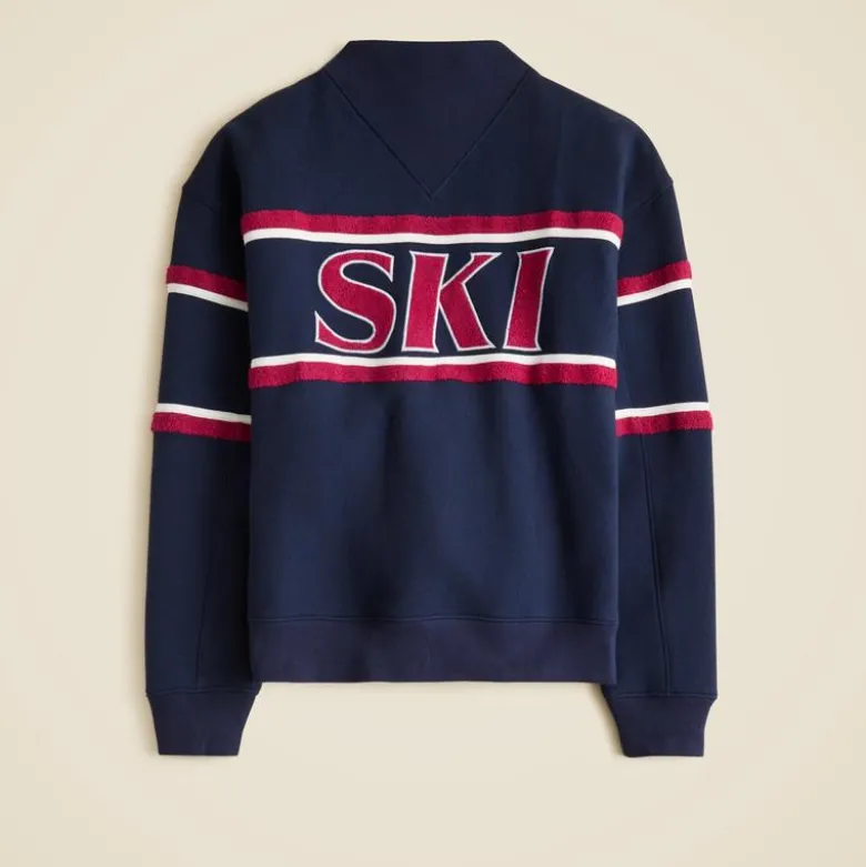 Heritage fleece "Ski" graphic sweatshirt