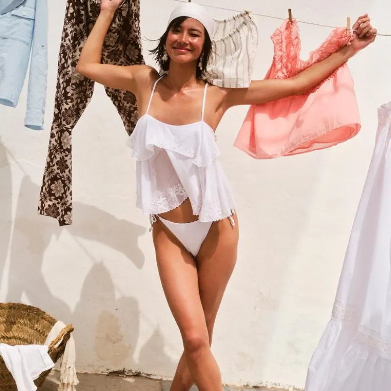 Heritage hipster string bikini bottom