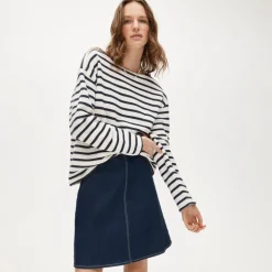 Heritage terry boatneck sweatshirt