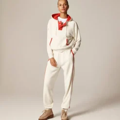 Heritage terry jogger pant with side stripe