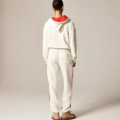 Heritage terry jogger pant with side stripe