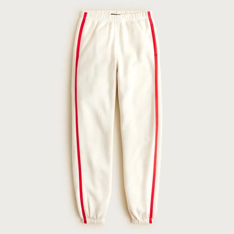 Heritage terry jogger pant with side stripe