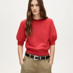 Heritage terry puff-sleeve sweatshirt