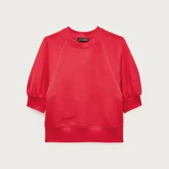 Heritage terry puff-sleeve sweatshirt