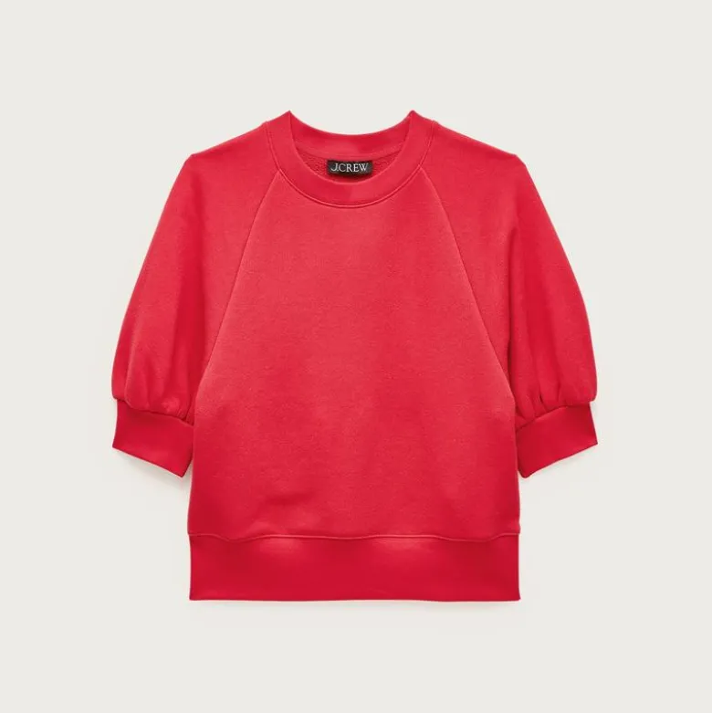Heritage terry puff-sleeve sweatshirt