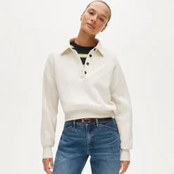 Heritage terry rugby sweatshirt