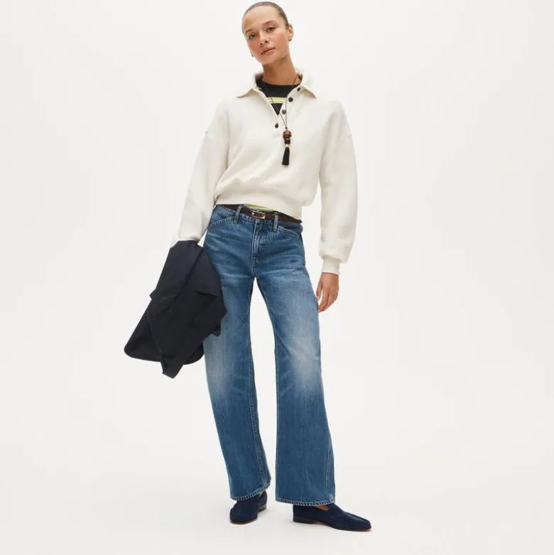 Heritage terry rugby sweatshirt