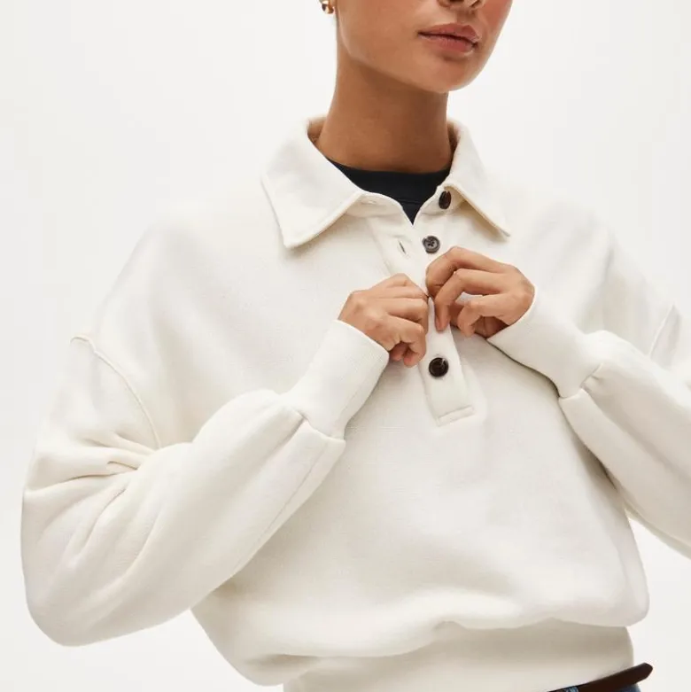 Heritage terry rugby sweatshirt
