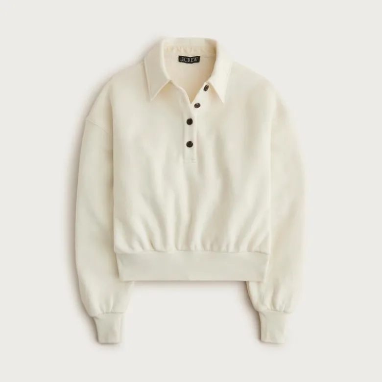 Heritage terry rugby sweatshirt