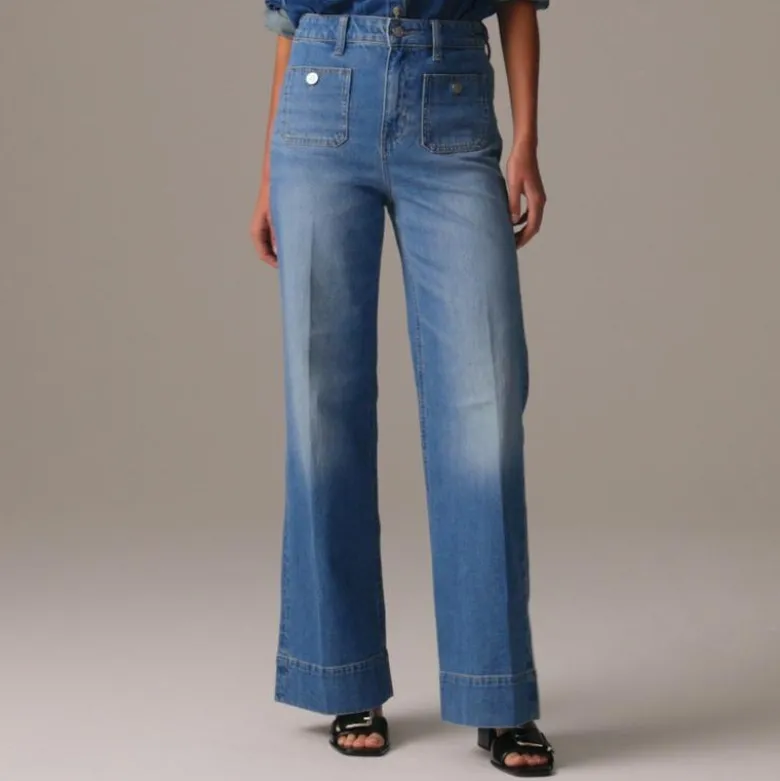 High-rise Sailor denim trouser in 1996 semi-stretch