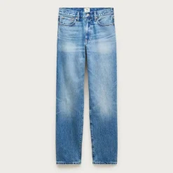 High-rise Straight-fit jean in vintage wash