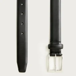 Italian leather dress belt