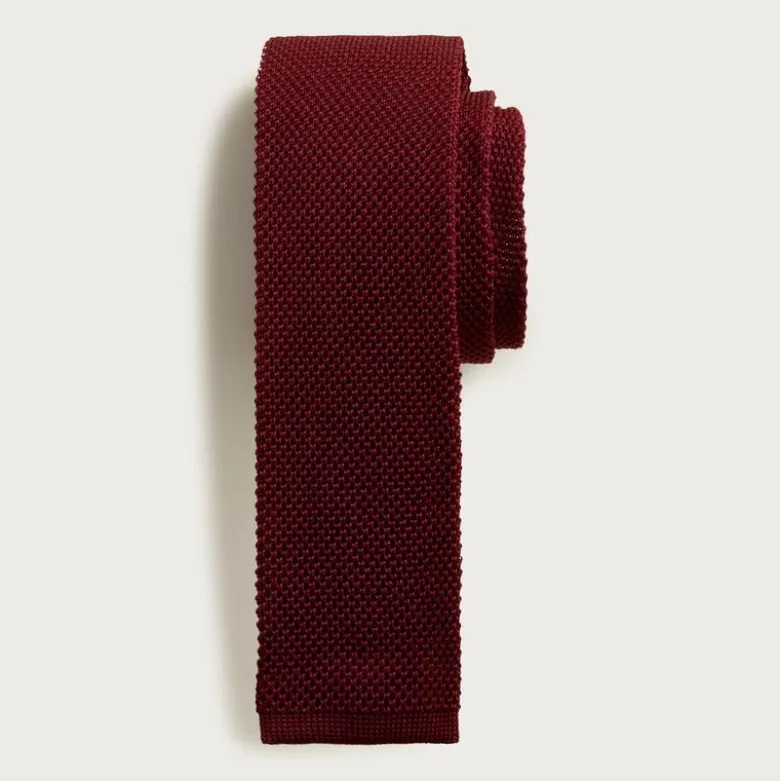 Italian silk knit tie