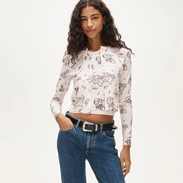 Jackie cardigan in premium ultra-fine cotton blend