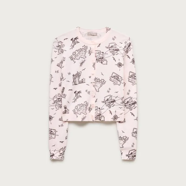 Jackie cardigan in premium ultra-fine cotton blend