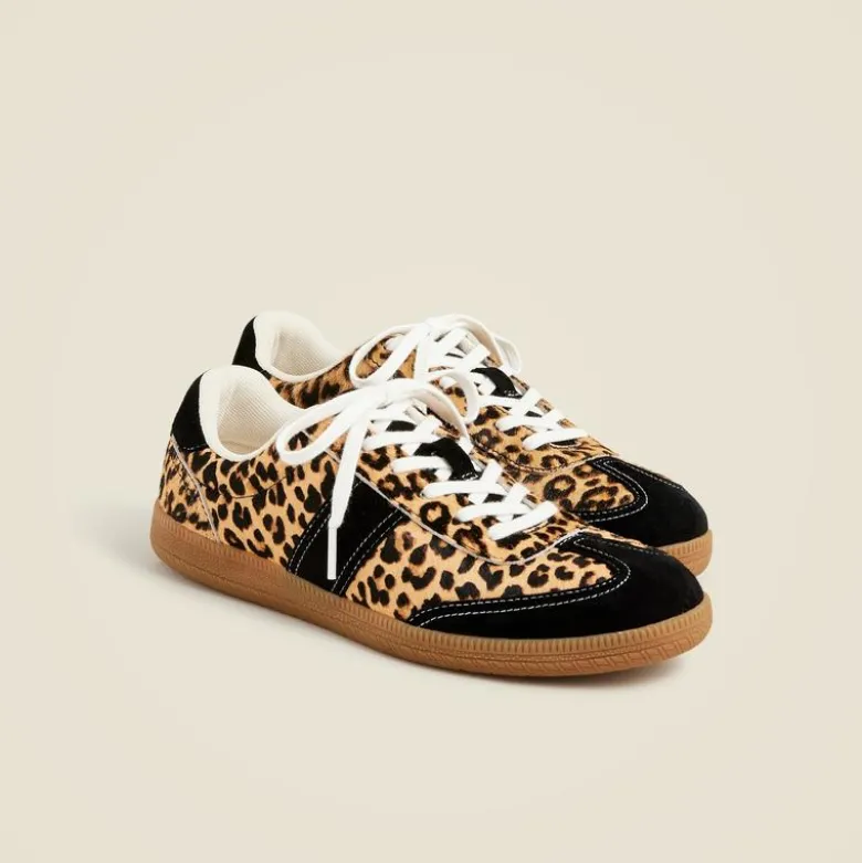J.Crew field sneakers in calf hair