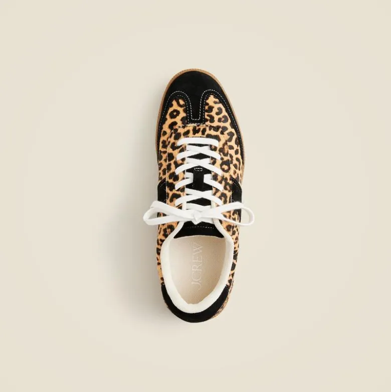 J.Crew field sneakers in calf hair
