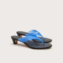 Jelly kitten-heel sandals