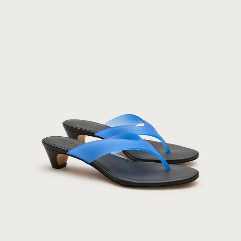 Jelly kitten-heel sandals