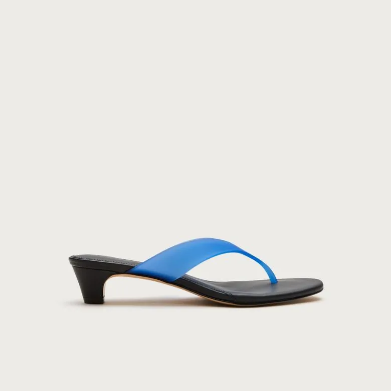 Jelly kitten-heel sandals