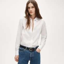 Jules classic-fit shirt in cotton poplin