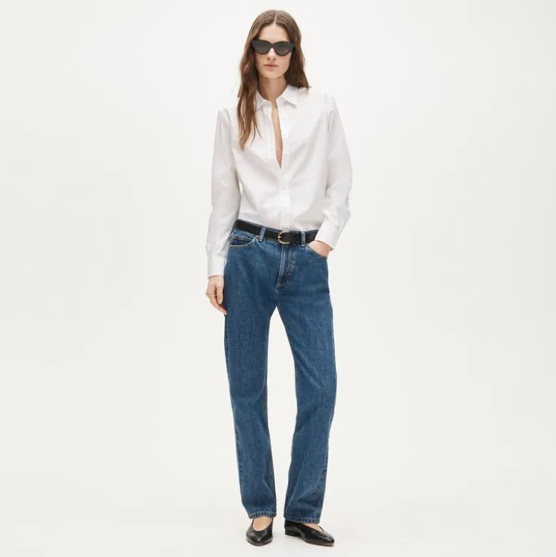 Jules classic-fit shirt in cotton poplin
