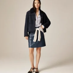 Jules classic-fit shirt in striped crepe de chine