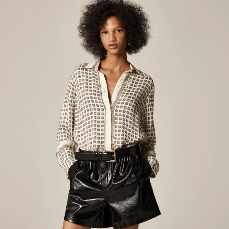 Jules classic-fit shirt in foulard print