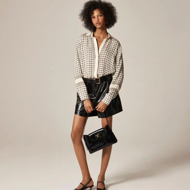 Jules classic-fit shirt in foulard print