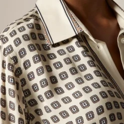 Jules classic-fit shirt in foulard print