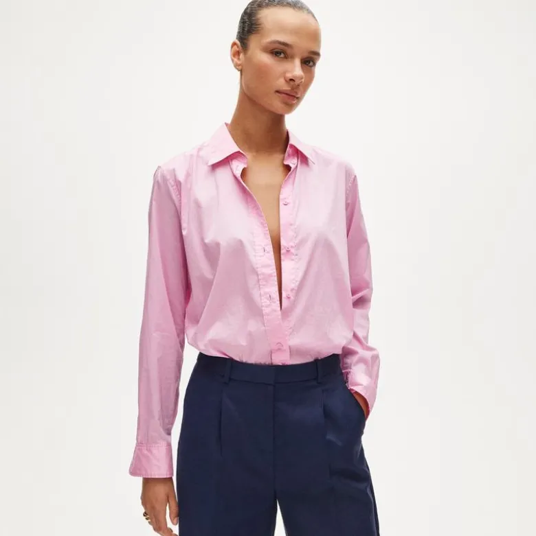 Jules classic-fit shirt in sateen