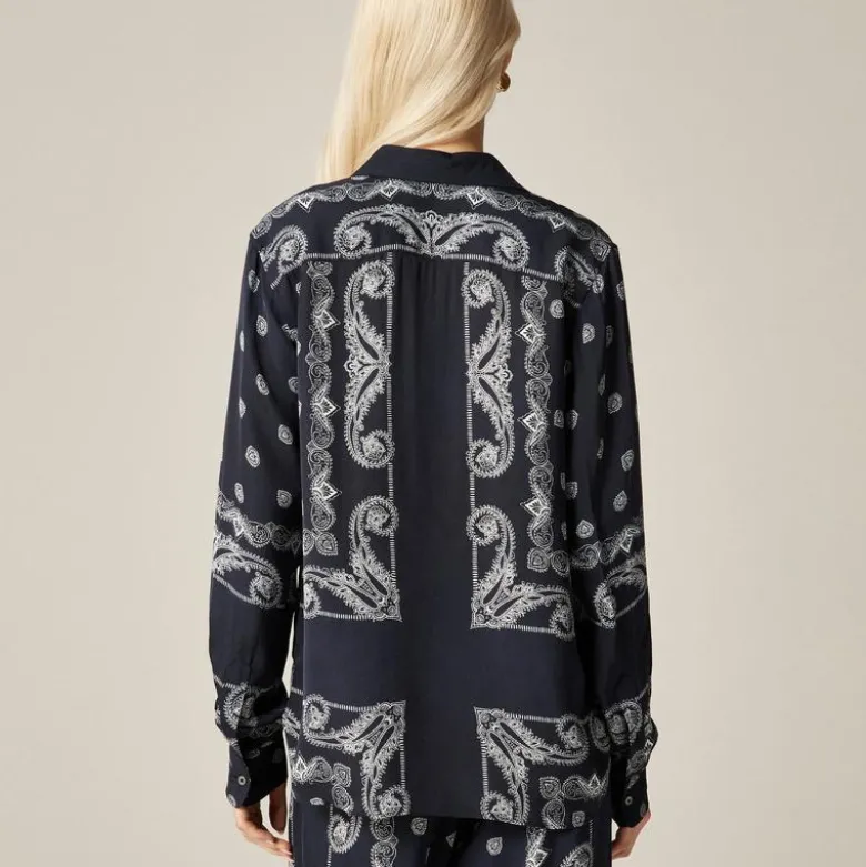 Jules classic-fit shirt in bandana print