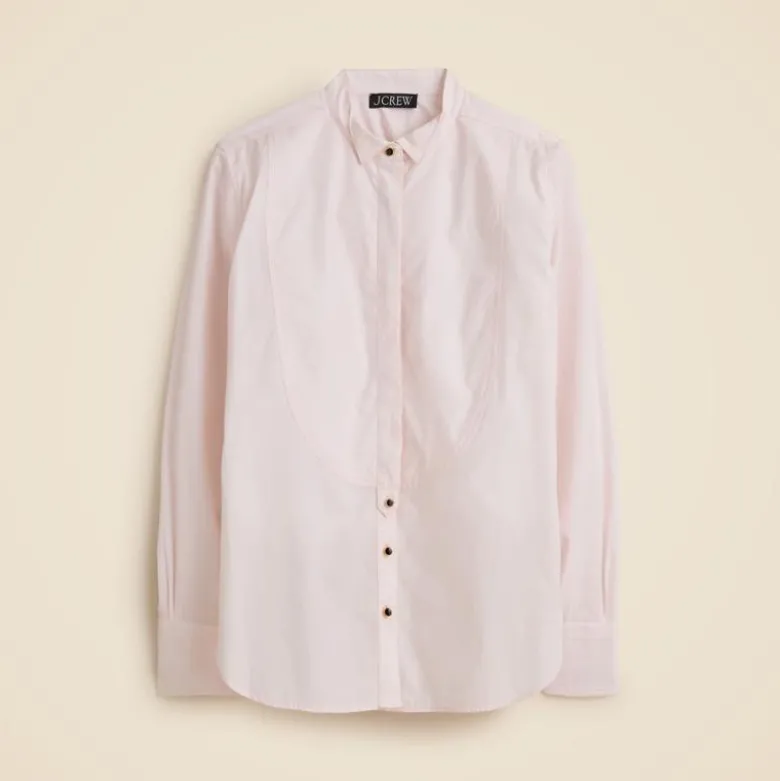 Jules tuxedo shirt in cotton poplin