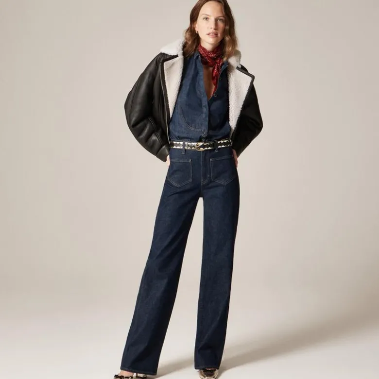Jules tuxedo shirt in denim