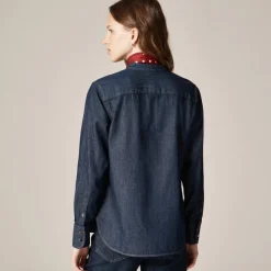 Jules tuxedo shirt in denim