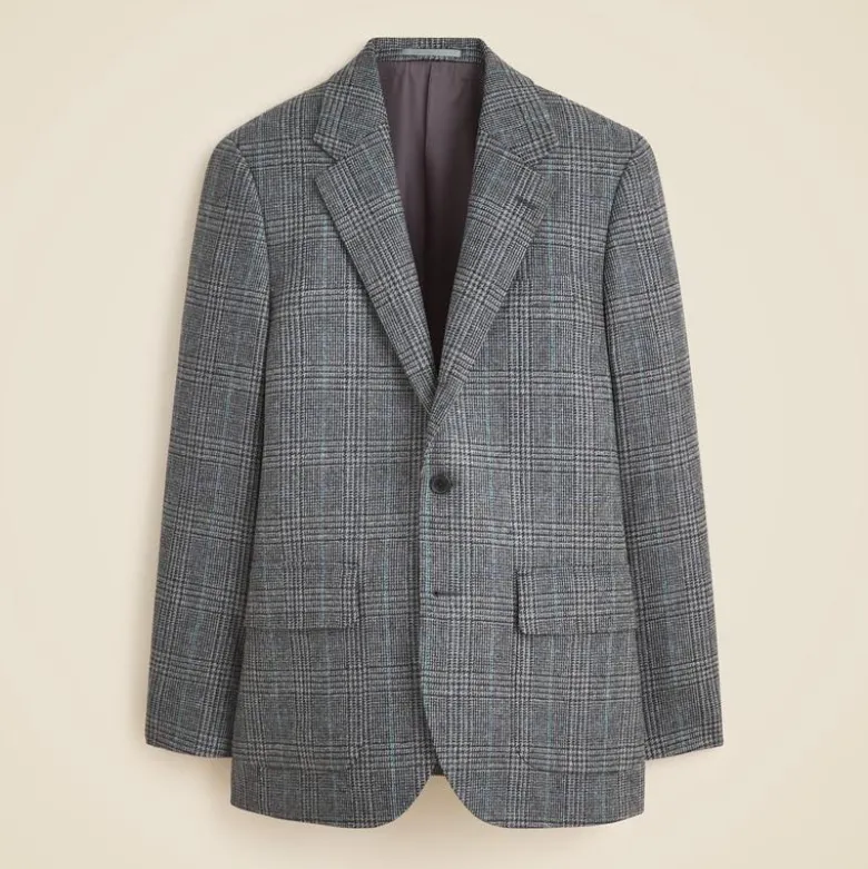 Kenmare Relaxed-fit suit jacket in English lambswool