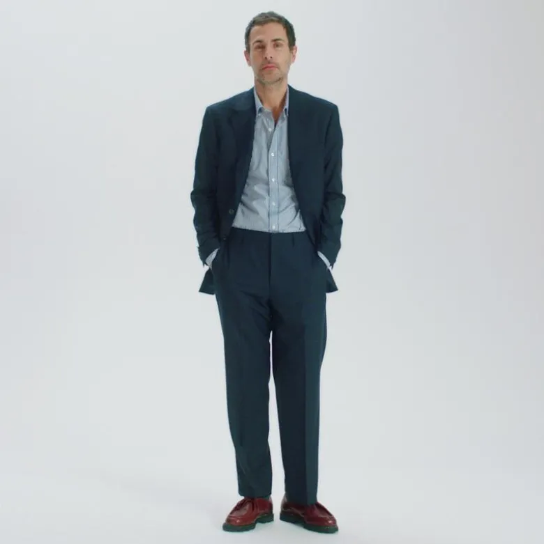 Kenmare Relaxed-fit suit jacket in Italian wool