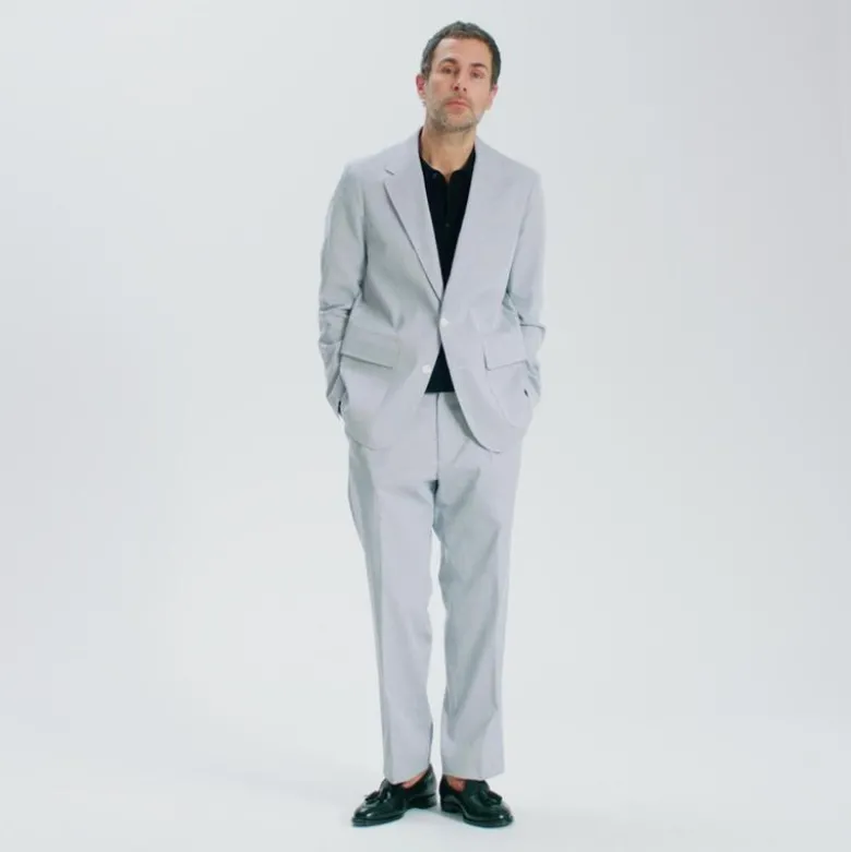 Kenmare Relaxed-fit suit pant in Italian cotton blend