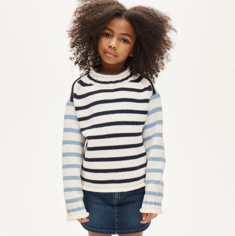 Kids' 2025 Rollneck™ sweater in stripe